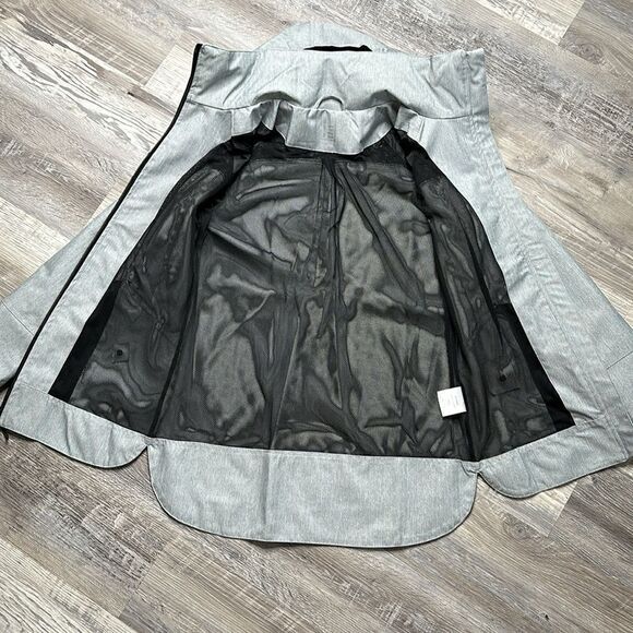 MONDETTA | 💨 windbreaker | gray & black | XS | like new, no flaws | 1596 - Picture 12 of 15